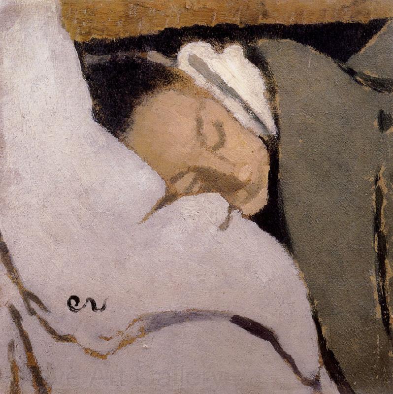 Edouard Vuillard Sleeping woman Norge oil painting art